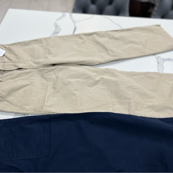 Abercrombie Kids cargo navy and khaki pants - Picture 5 of 5